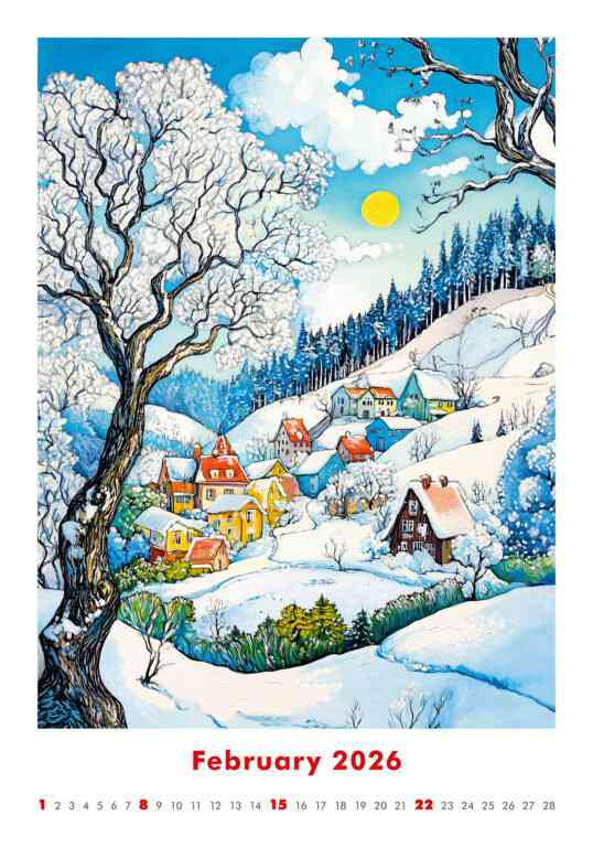 Wall calendars 2026 - Calendar Art Naive