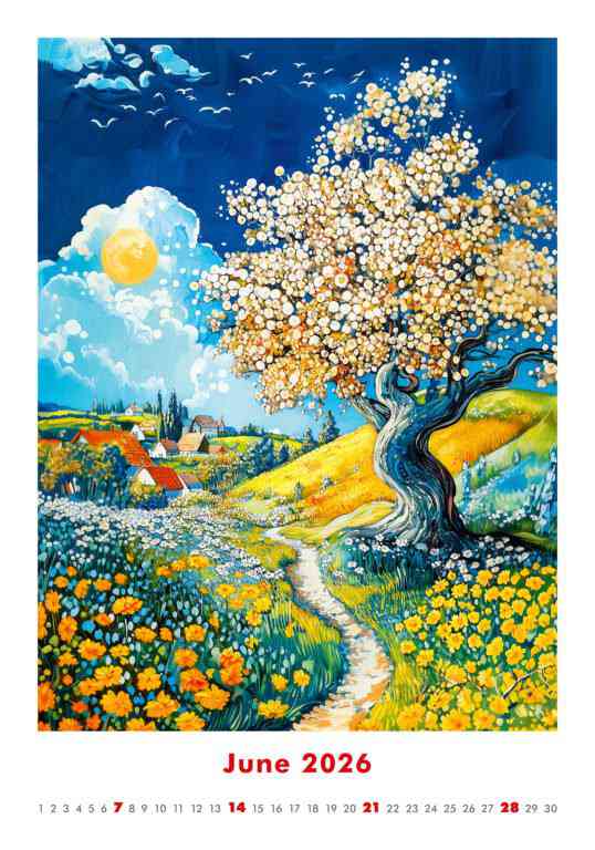 Wall calendars 2026 - Calendar Art Naive