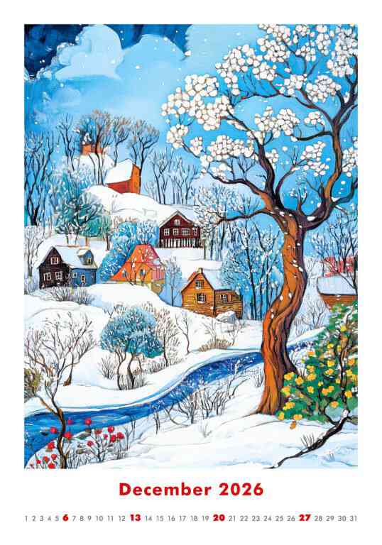 Wall calendars 2026 - Calendar Art Naive