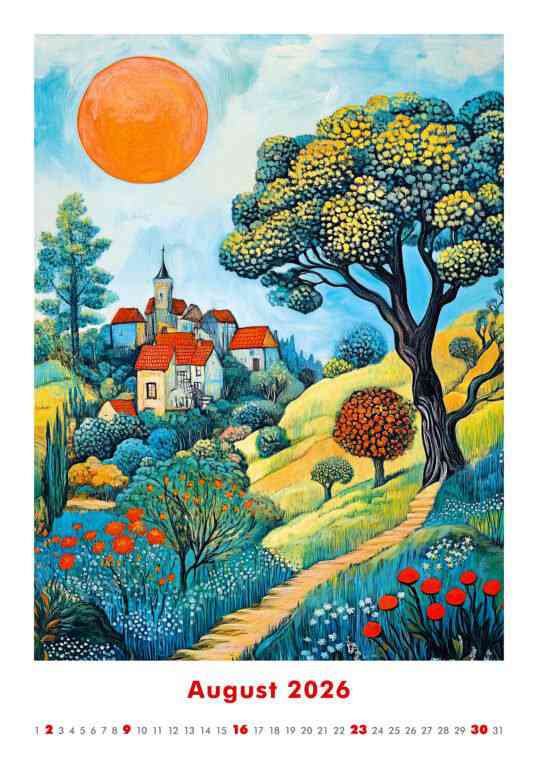 STANDARD - Calendar Art Naive