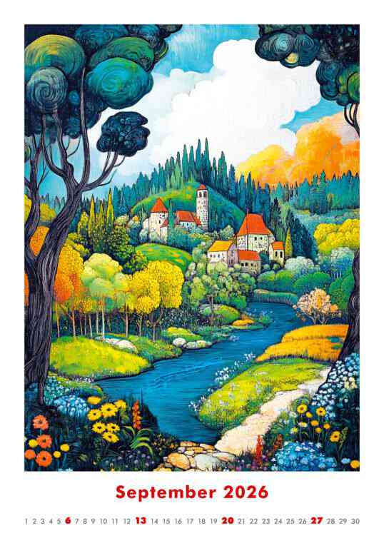 STANDARD - Calendar Art Naive