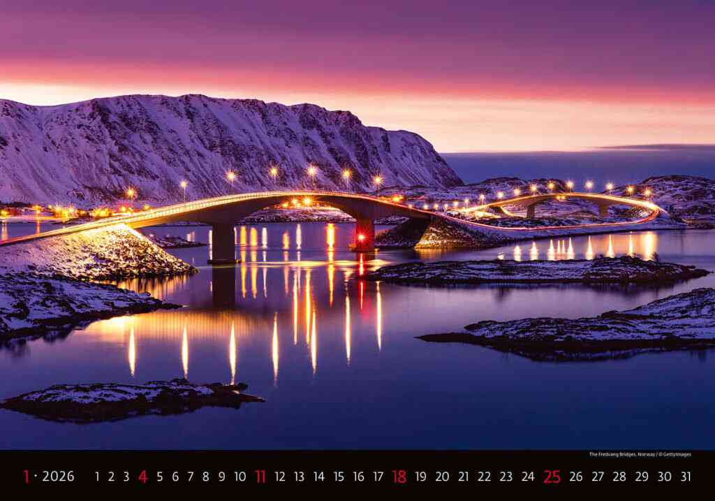 Wall calendars 2026 - Calendar Bridges