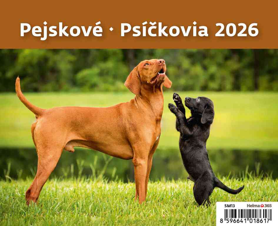Stolové kalendáre 2026 - Kalendár Psíčkovia