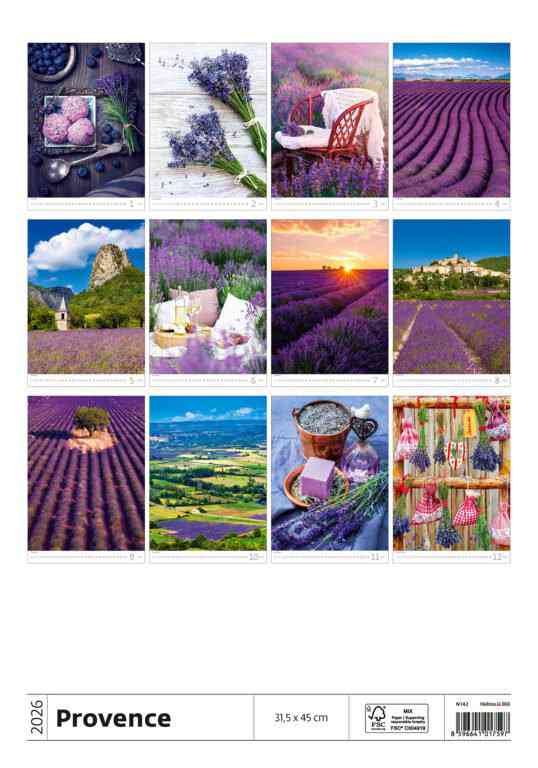 Wall calendars 2026 - Calendar Provence