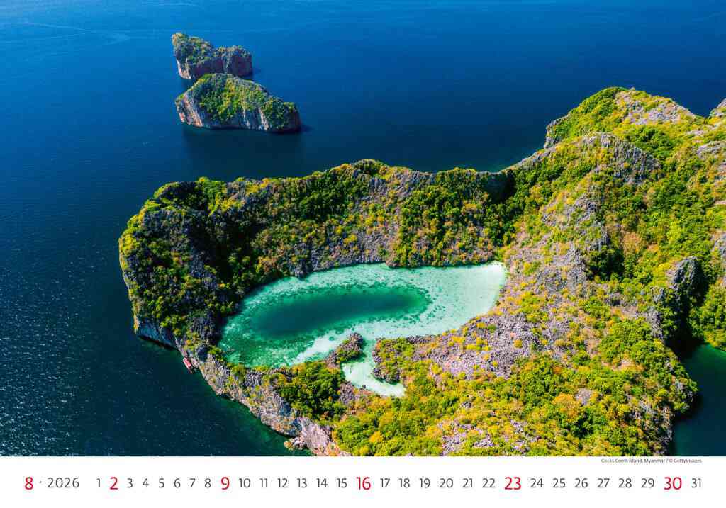 Wall calendars 2026 - Calendar Sea