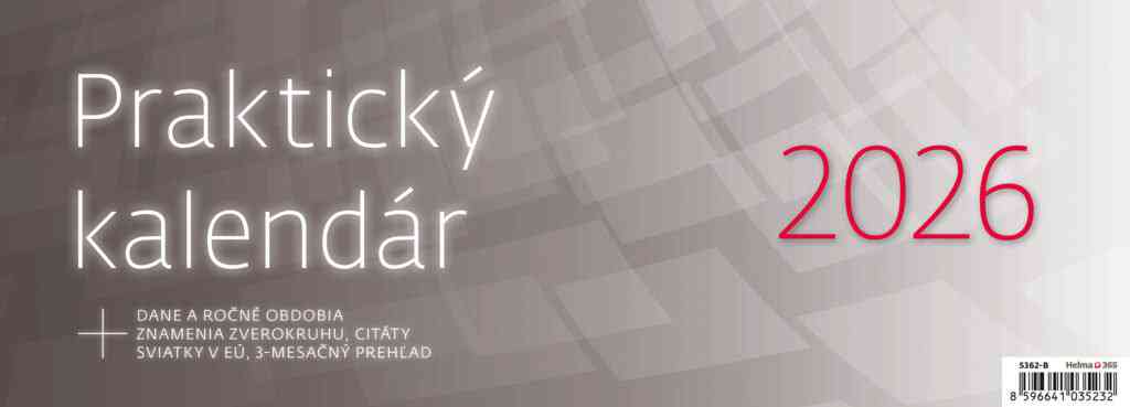 Stolové kalendáre 2026 - Praktický kalendár OFFICE