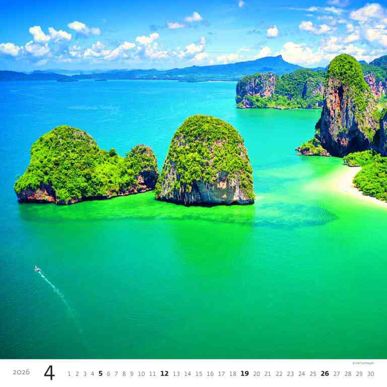 Wall calendars 2026 - Calendar Aqua