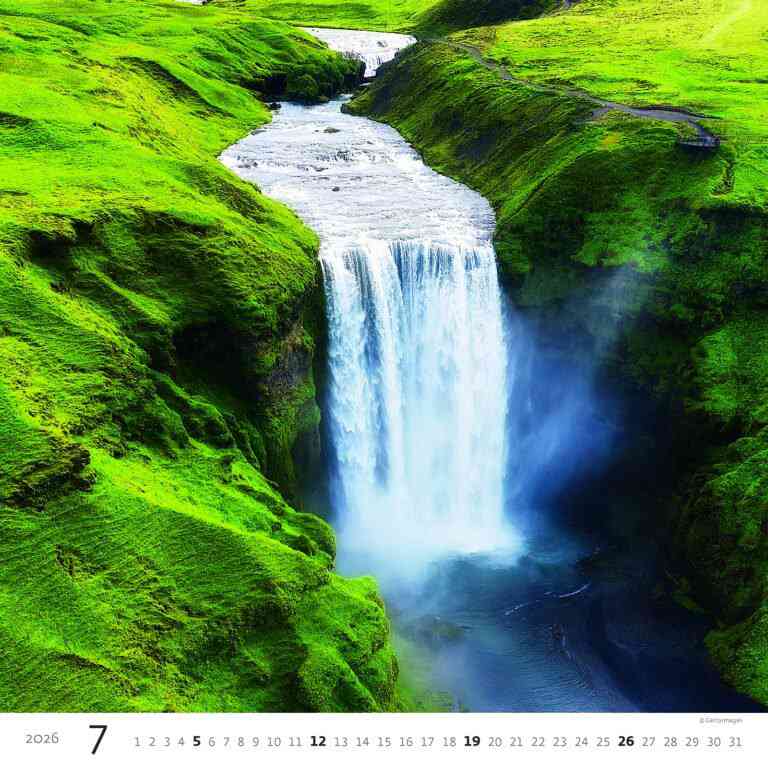 Wall calendars 2026 - Calendar Aqua