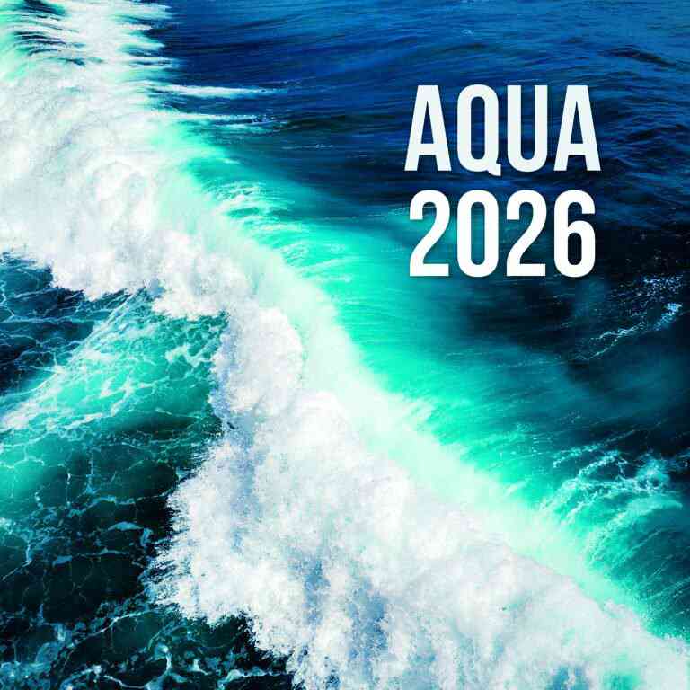 Wall calendars 2026 - Calendar Aqua