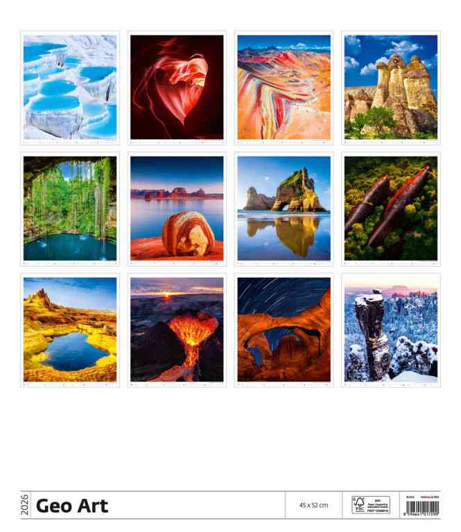Wall calendars 2026 - Calendar Geo Art
