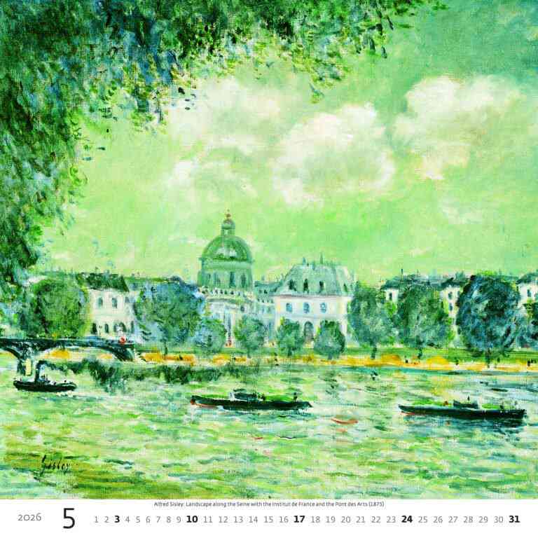 Wall calendars 2026 - Calendar Impressionism