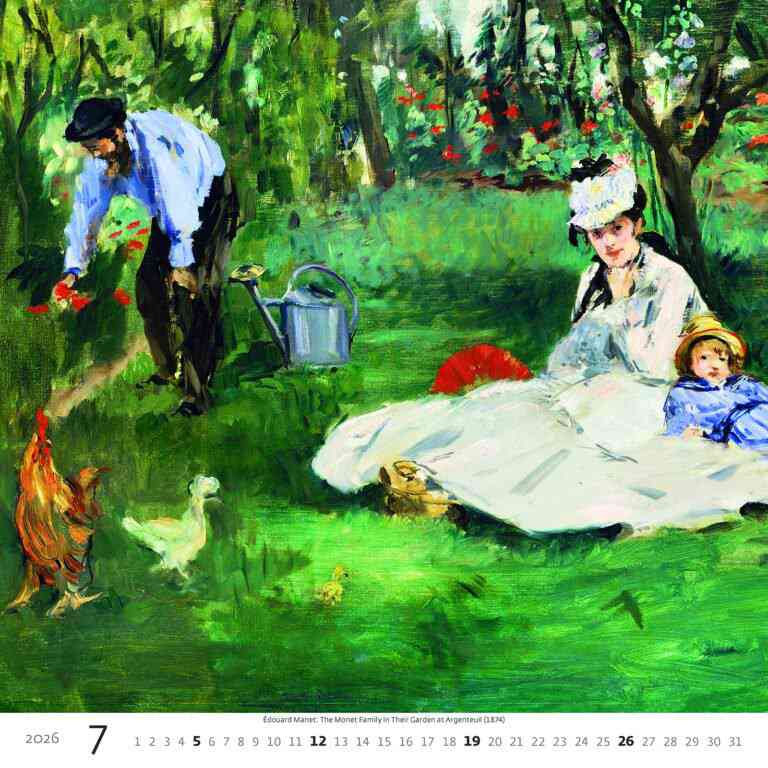 Wall calendars 2026 - Calendar Impressionism