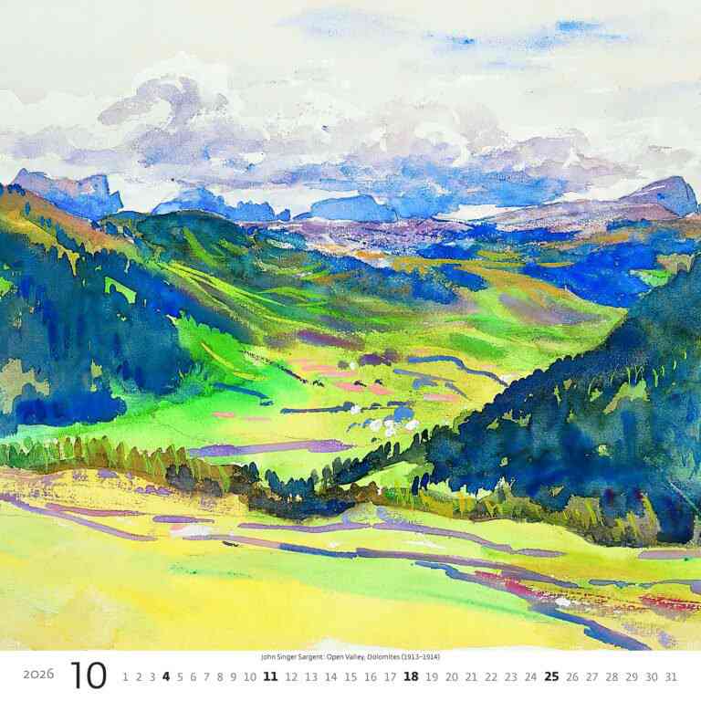 Wall calendars 2026 - Calendar Impressionism