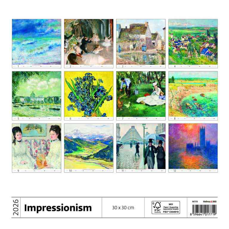 STANDARD - Calendar Impressionism