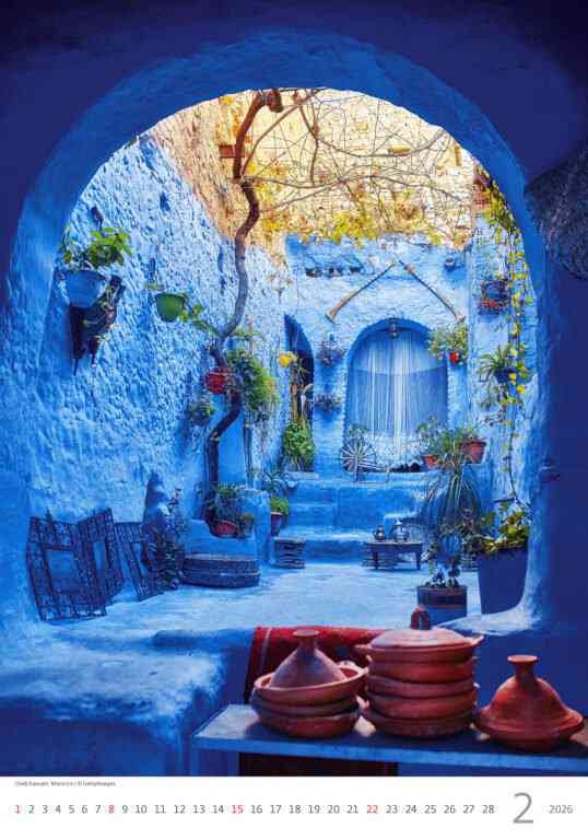 Wall calendars 2026 - Calendar Romantic Corners