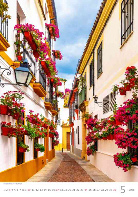 Wall calendars 2026 - Calendar Romantic Corners