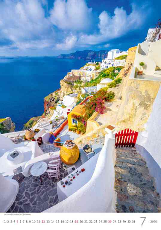 Wall calendars 2026 - Calendar Romantic Corners