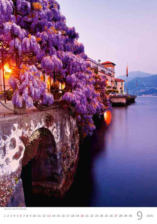 Wall calendars 2026 - Calendar Romantic Corners