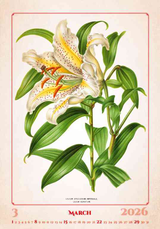 Wall calendars 2026 - Calendar Herbarium