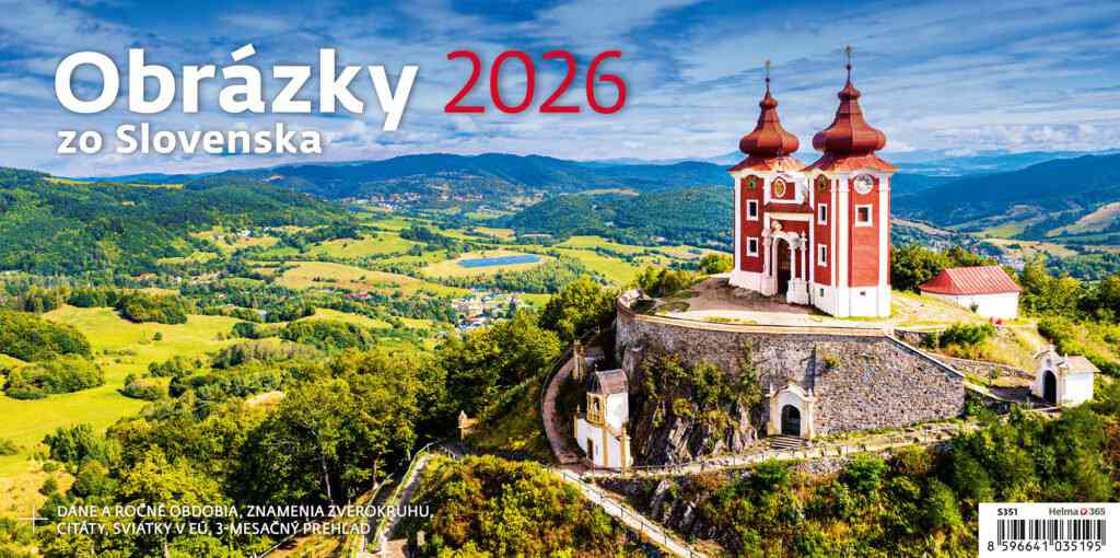 Stolové kalendáre 2026 - Kalendár Obrázky zo Slovenska
