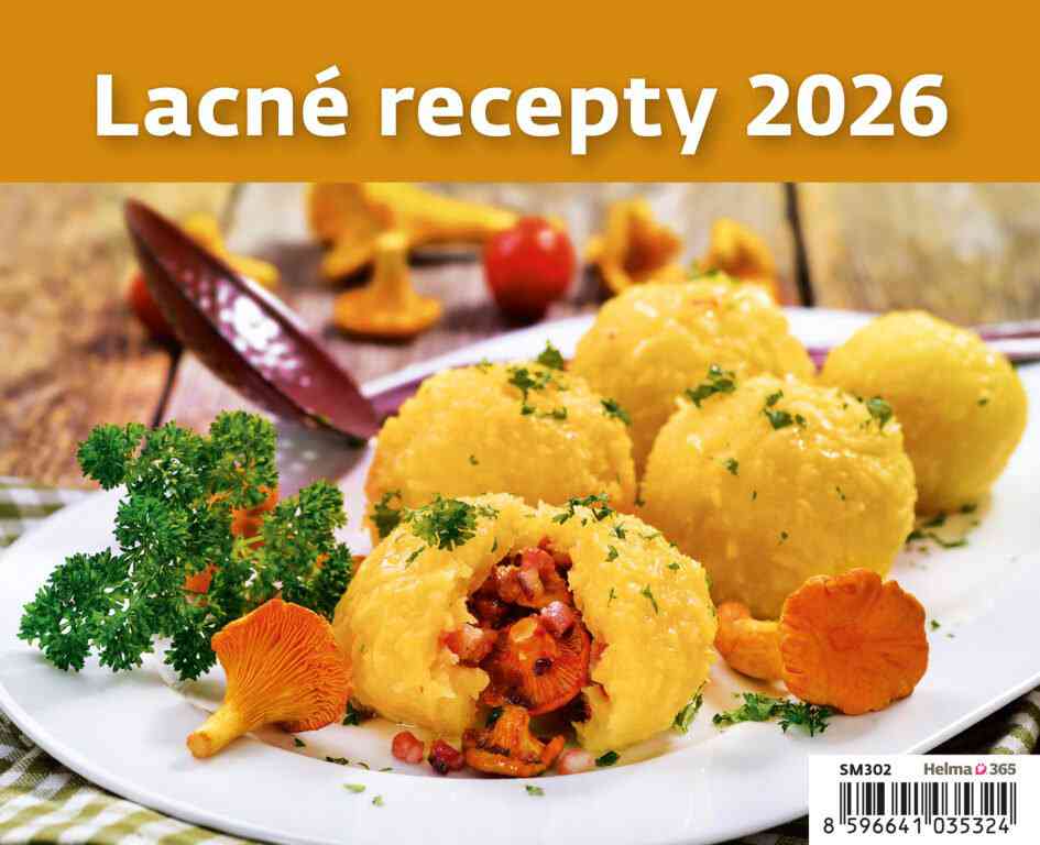 Stolové kalendáre 2026 - Kalendár Lacné recepty