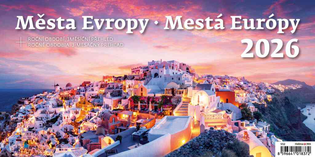 Stolové kalendáre 2026 - Kalendár Mestá Európy
