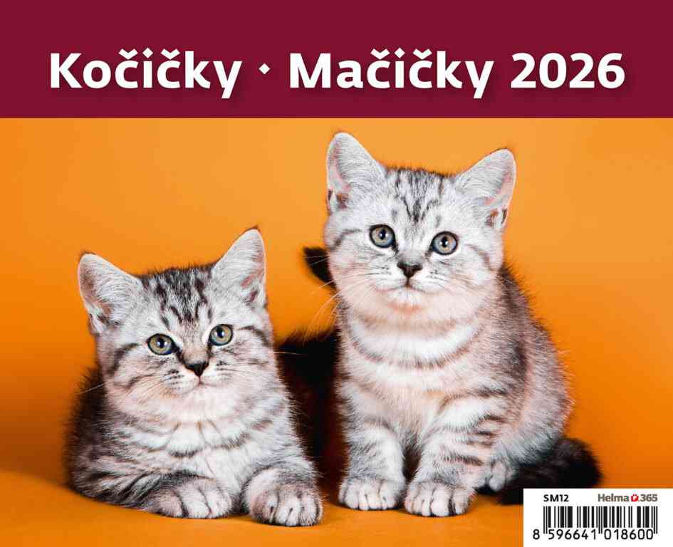 Stolové kalendáre 2026 - Kalendár Mačičky