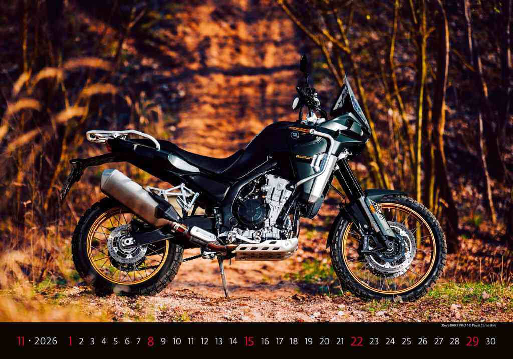 Wall calendars 2026 - Calendar Motorbikes