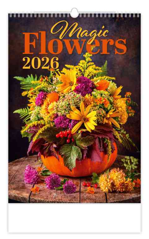 Wall calendars 2026 - Calendar Magic Flowers