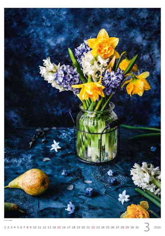 Wall calendars 2026 - Calendar Magic Flowers