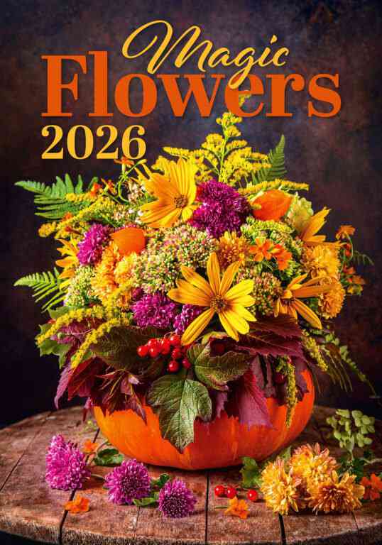 Wall calendars 2026 - Calendar Magic Flowers