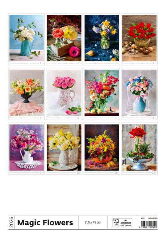 STANDARD - Calendar Magic Flowers