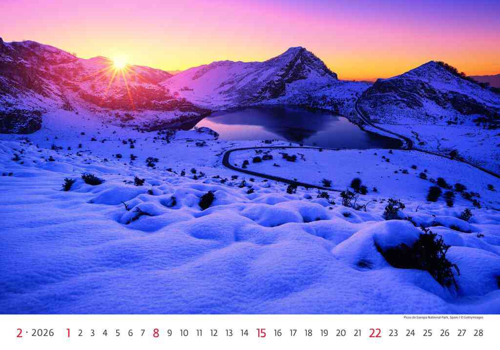 Wall calendars 2026 - Calendar National Parks