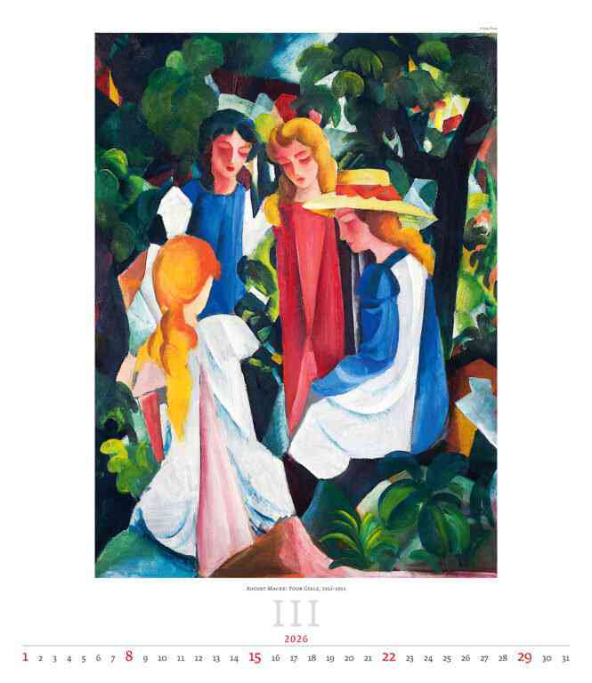 Wall calendars 2026 - Calendar Expressionism