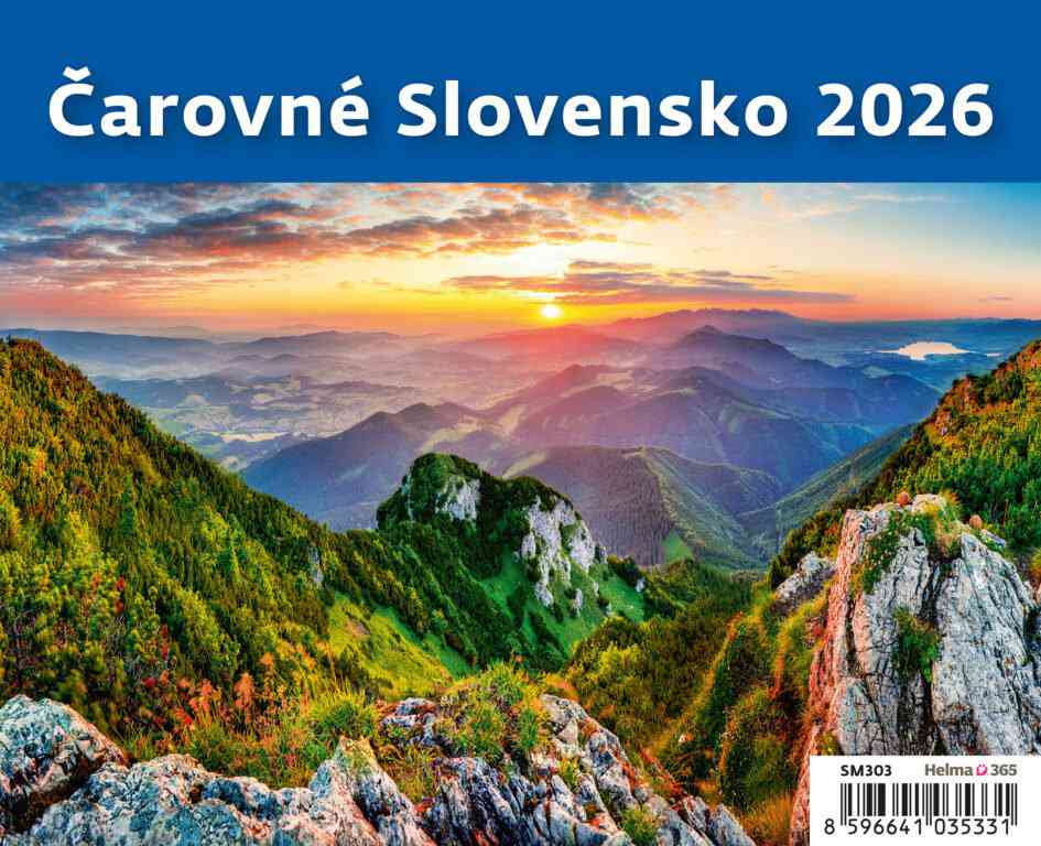 Stolové kalendáre 2026 - Kalendár Čarovné Slovensko