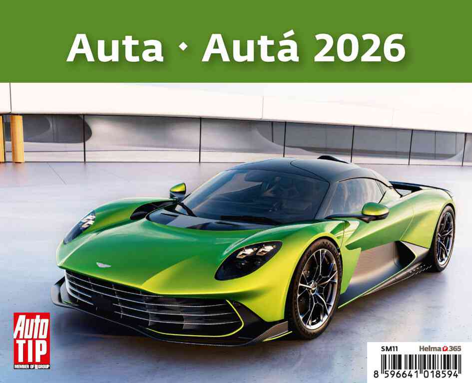 Stolové kalendáre 2026 - Kalendár Autá
