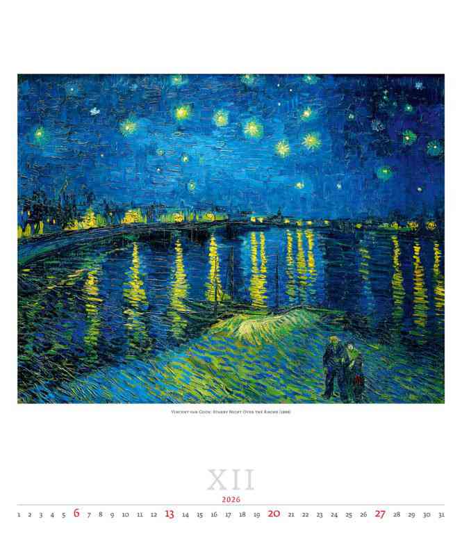 Wall calendars 2026 - Calendar Impressionism