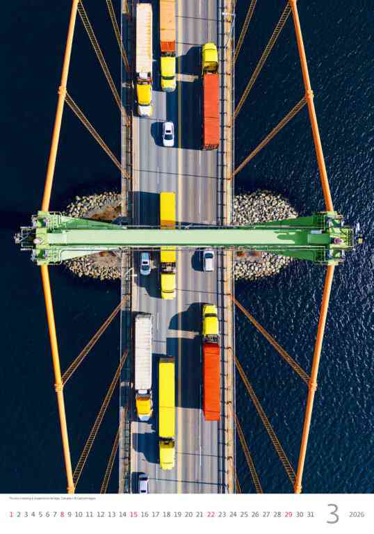 Wall calendars 2026 - Calendar World from Above