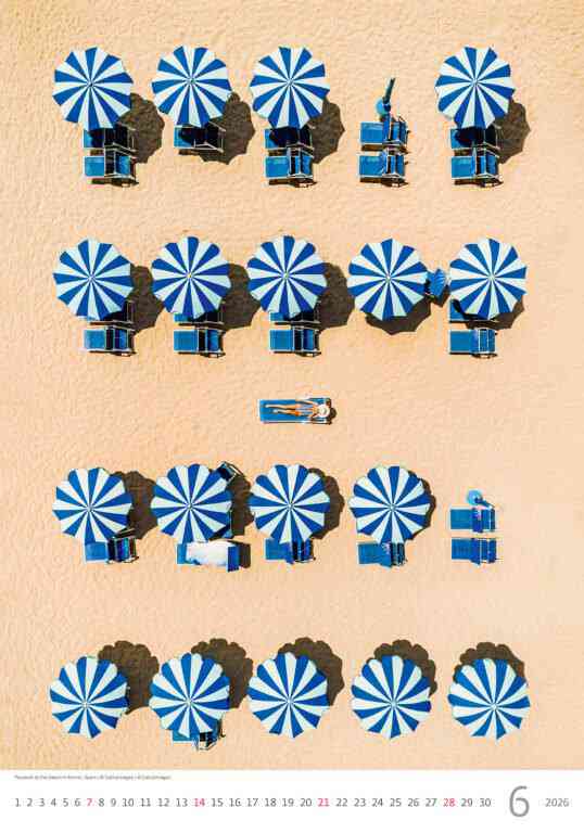 Wall calendars 2026 - Calendar World from Above