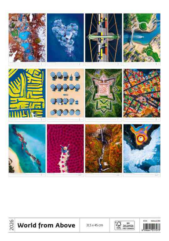 STANDARD - Calendar World from Above