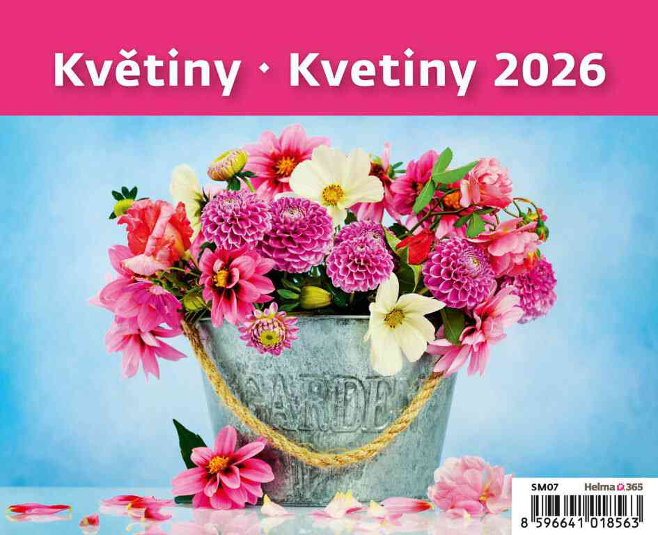 Stolové kalendáre 2026 - Kalendár Kvetiny