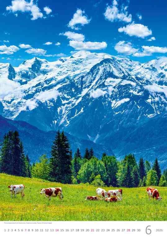 Wall calendars 2026 - Calendar Mountains