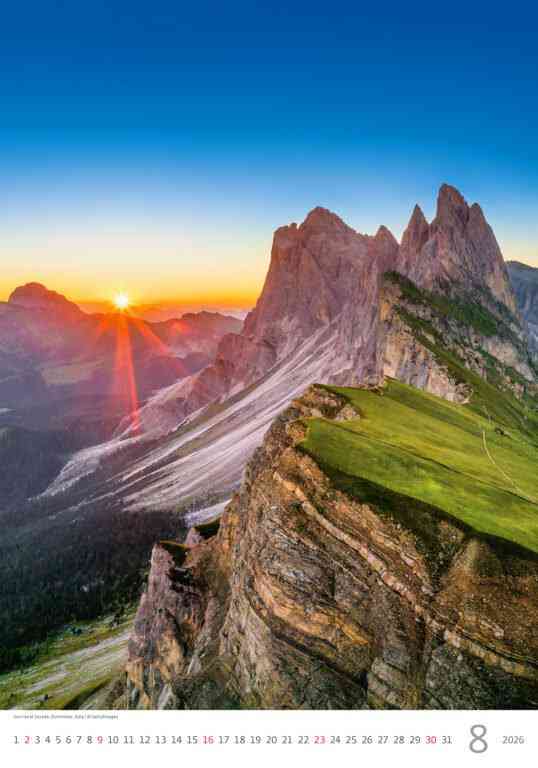 Wall calendars 2026 - Calendar Mountains