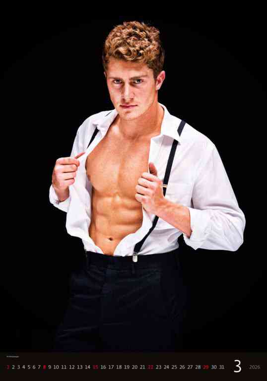 Wall calendars 2026 - Calendar Sexy Boys