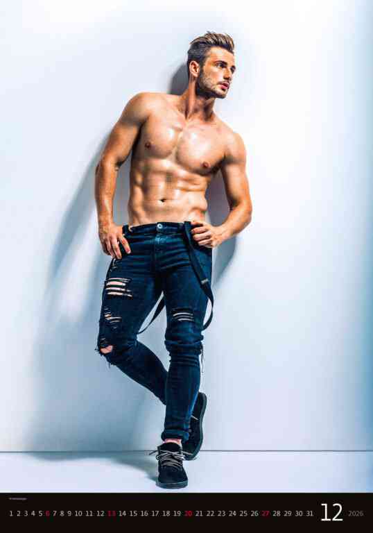Wall calendars 2026 - Calendar Sexy Boys