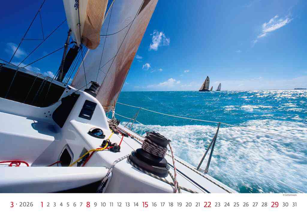 Wall calendars 2026 - Calendar Sailing
