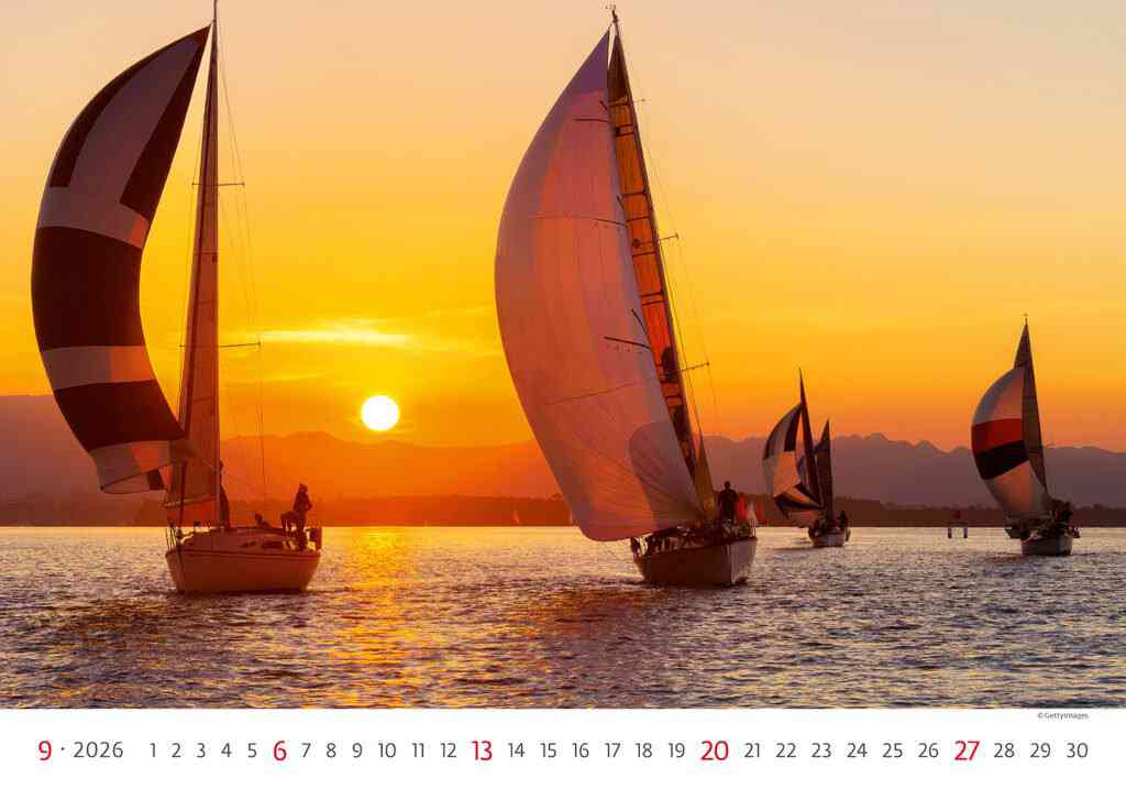 Wall calendars 2026 - Calendar Sailing