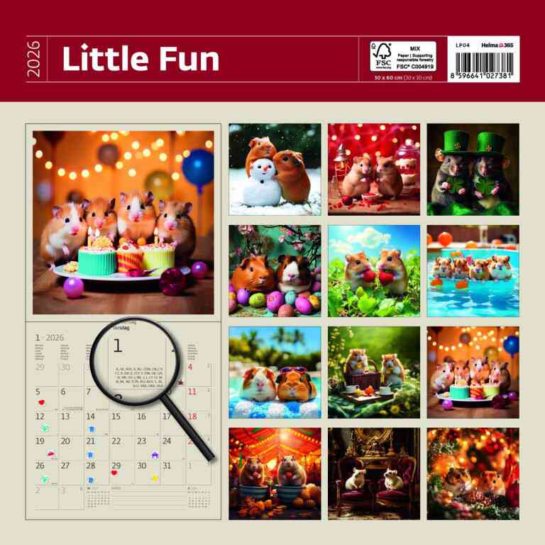 Wall calendars 2026 - Calendar Little Fun