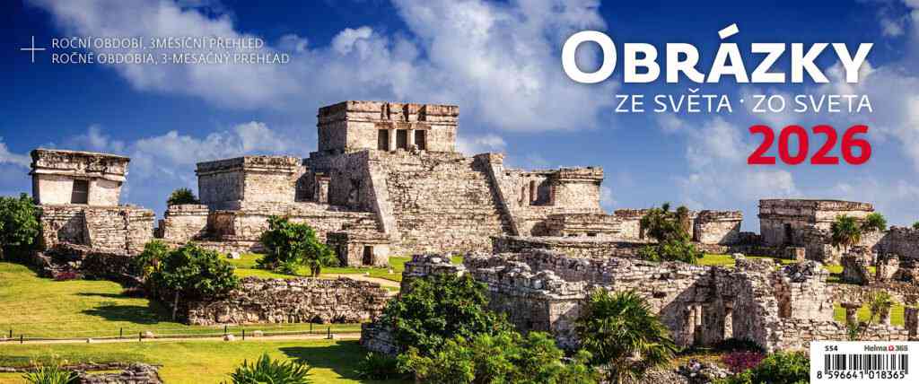 Stolové kalendáre 2026 - Kalendár Obrázky zo sveta