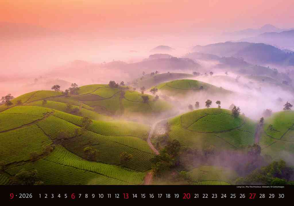 Wall calendars 2026 - Calendar Landscapes